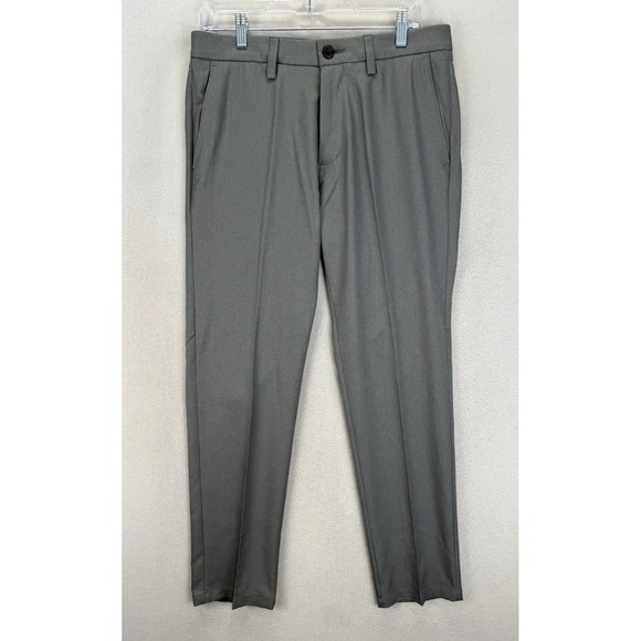 Haggar Other - Hagger H26 Men's 32x30 Gray 4 Way Stretch Slim Fit‎ Performance Dress Pants NWT